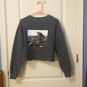 Forever 21 Elvis Crop Long Sleeve